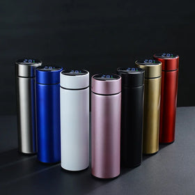 Intelligent Insulation Cup Luxury Water Bottles LED Digital Temperature Display Smart Water Bottle Stainless Steel
