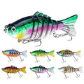 Fishing Tackle Lures Multi-section Fish Sinking Simulation Lures 15.6g/10cm 7 Section Hard Lures