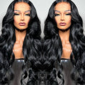 Natural Black 13*6 HD Lace Frontal Wigs for Women 100% Human Hair 5*5 Lace Closure Glueless Wig 180 Density Loose Wave