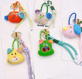 Soft Plush Stuffed Cotton Doll Keychain Braided Rope Hanging Bag Pendant