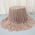 ZB210721-1Luckygoods 330cm Christmas Table Cloth Champagne Glitter Shinny Round Table Cloth for Wedding Party Wholesale