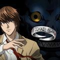 Hot Anime Cosplay Costume Accessories Letter Ring Death Ring Adjustable Open Ring Accessories