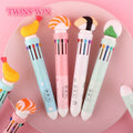 Fresh 10 Color Sushi Ballpoint Pen Color Ballpoint Pen Ball Pen 530
