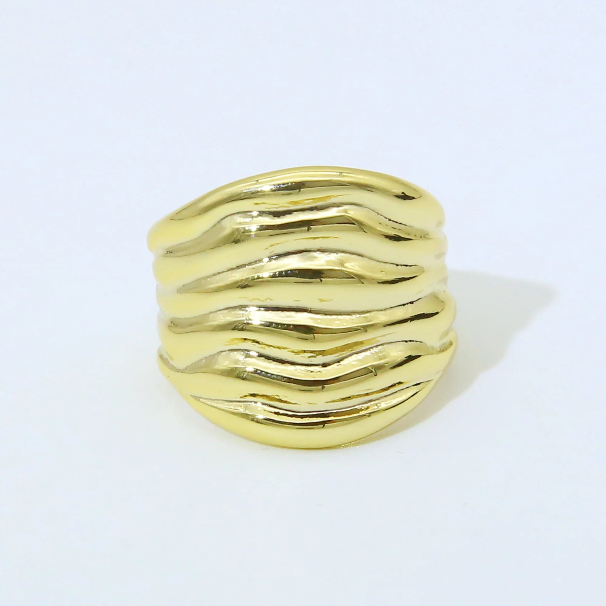 Factory Wholesale Gold Plated Ring Multilayer Rings Jewelry Women Rings for Men
