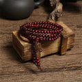 CJ Customizable Hot Sale 6mm Islamic Religious Sandalwood 108 Wood Beads Rosary Necklace with Claw Setting Gift