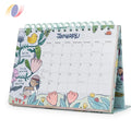 Custom Printing Advertising Creative Business Standing Flip 2023 2024 Desktop Calendar with Thick Paper