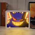 Rectangle Shadow Box Framed Night Lights Paper-Cut Anime Scenes Character 3D Light Box Layered Paper Custom Service Gift Items