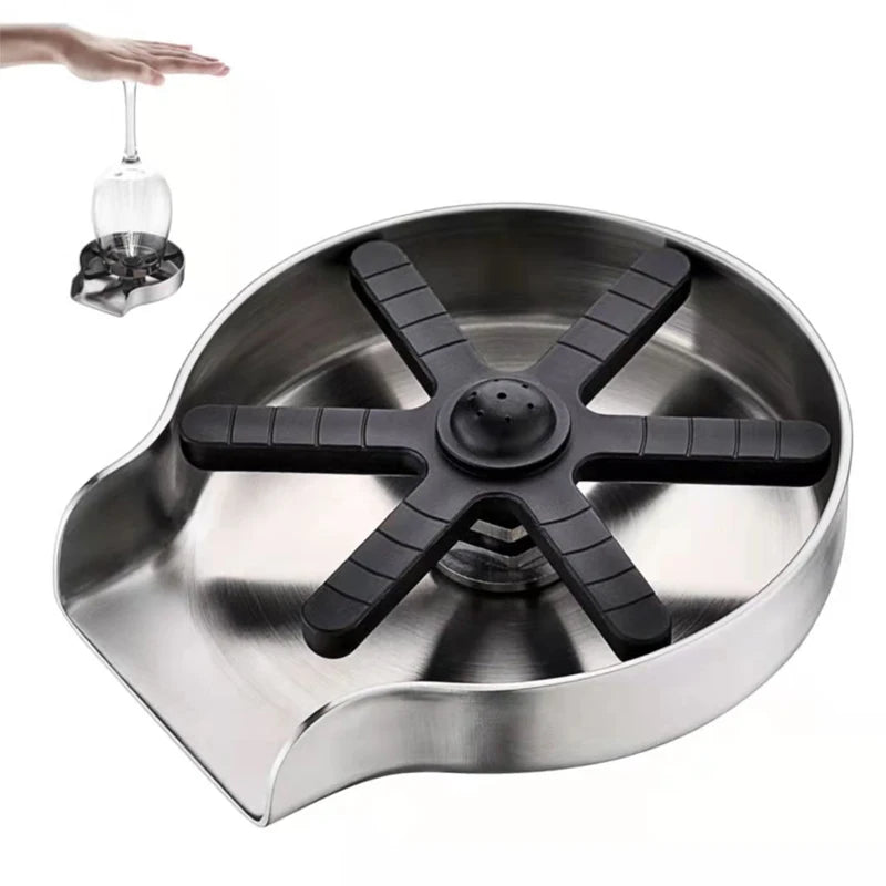 Automatic Cup Washer Glass Rinser Cleaning Tool Glass Rinser for Kitchen Sinks Glass Cup