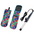 Heat Resistant Neoprene Travel Storage Cover Pouch for Curling Iron and Flat Iron Curling Wand Durable Holder Bag