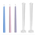 K1355  Candle Taper Mold 10.2 Inch Large Candle Mold Tapered Molds