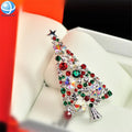 Newest Fashion Jewelry Brooches Rhinestone Brooch Pins for Christmas Gift