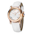 SHENGKE Women Business Luxury Fashion Quartz Leather Waterproof Pointer Dial Wrist Watch Gift