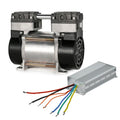 High Quality Mini 150W Vacuum Pump Oil-Free DC12V Piston Pump Electric Power Source HC100D Air Compressor for Machining