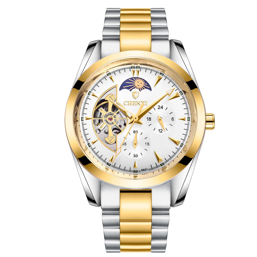 CHENXI 8801 New Fashion Model for 2023 Stainless Steel Watch Men Quartz Movement Brand Watches