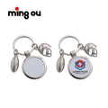 Stock Available Football Club Keychain Keyring Hardware Soccer Metal Keychain Sublimation American Football Keychains