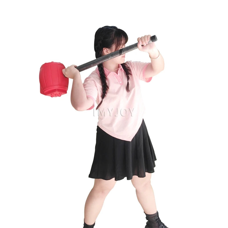 IMYJOY Giant Red Hammer Toy 69cm Soft PVC Mallet 1 Player Safe Kids Party Fun Game Accessory for Games & Birthdays MegaBDM