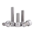DIN912 304 Stainless Steel Reverse Thread / Left Thread / Reverse Thread / Left Internal Hexagonal Screw M3 M4 M5 M6 M8 M10 M12