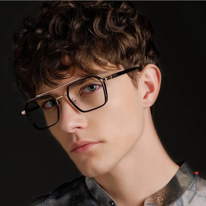 Fashion Metal Glasses Spectacle Frames Aviation Women Men Optical Eyeglasses Frames Anti Blue Light Blocking Glasses