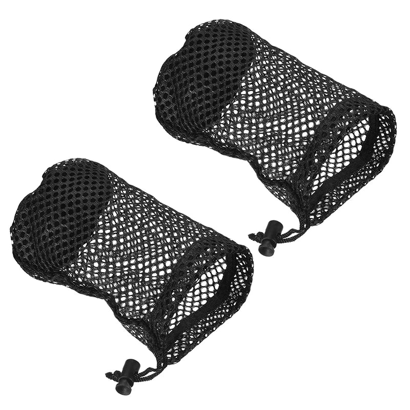 Large Capacity Round Bottom Nylon Drawstring Golf Ball Mesh Bag for Golf Accessories
