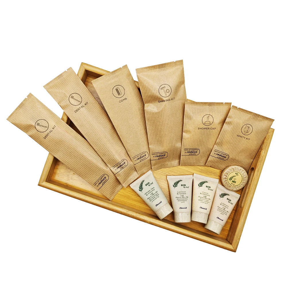 Eco Friendly Certified Hotel Amenity Custom logo 5 Star Luxury Hotel Amenities