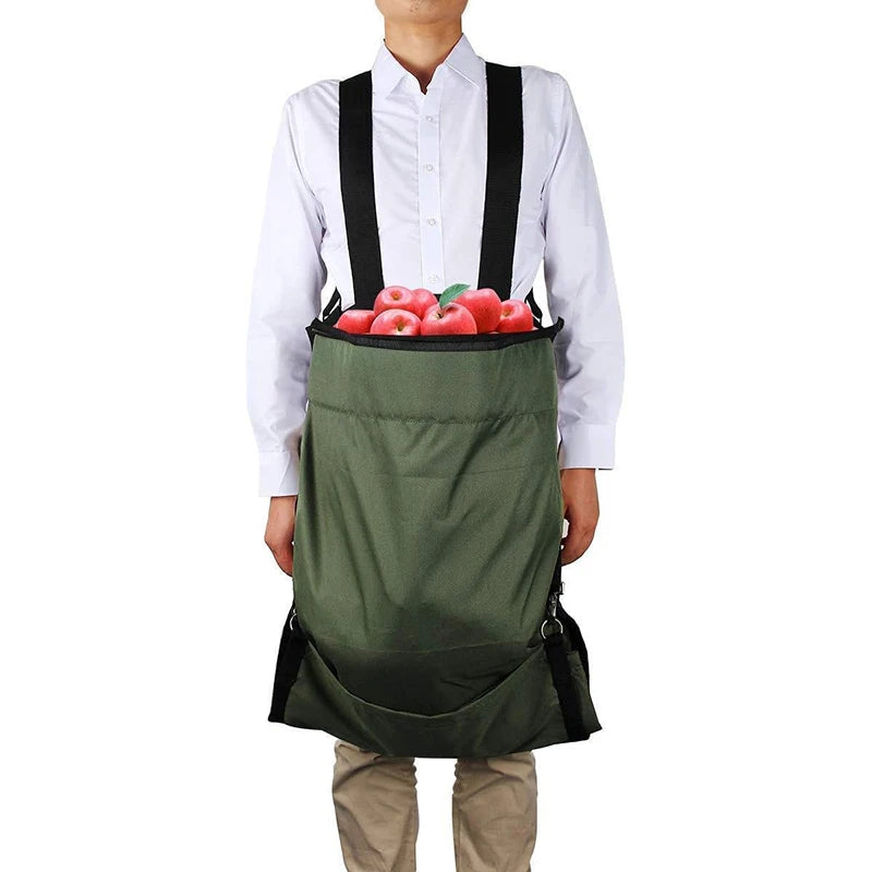 Farm Garden Harvesting Apron Durable Fruit Picker Pouch with Large Opening for Orchards Farming Storage Outdoor Collecting