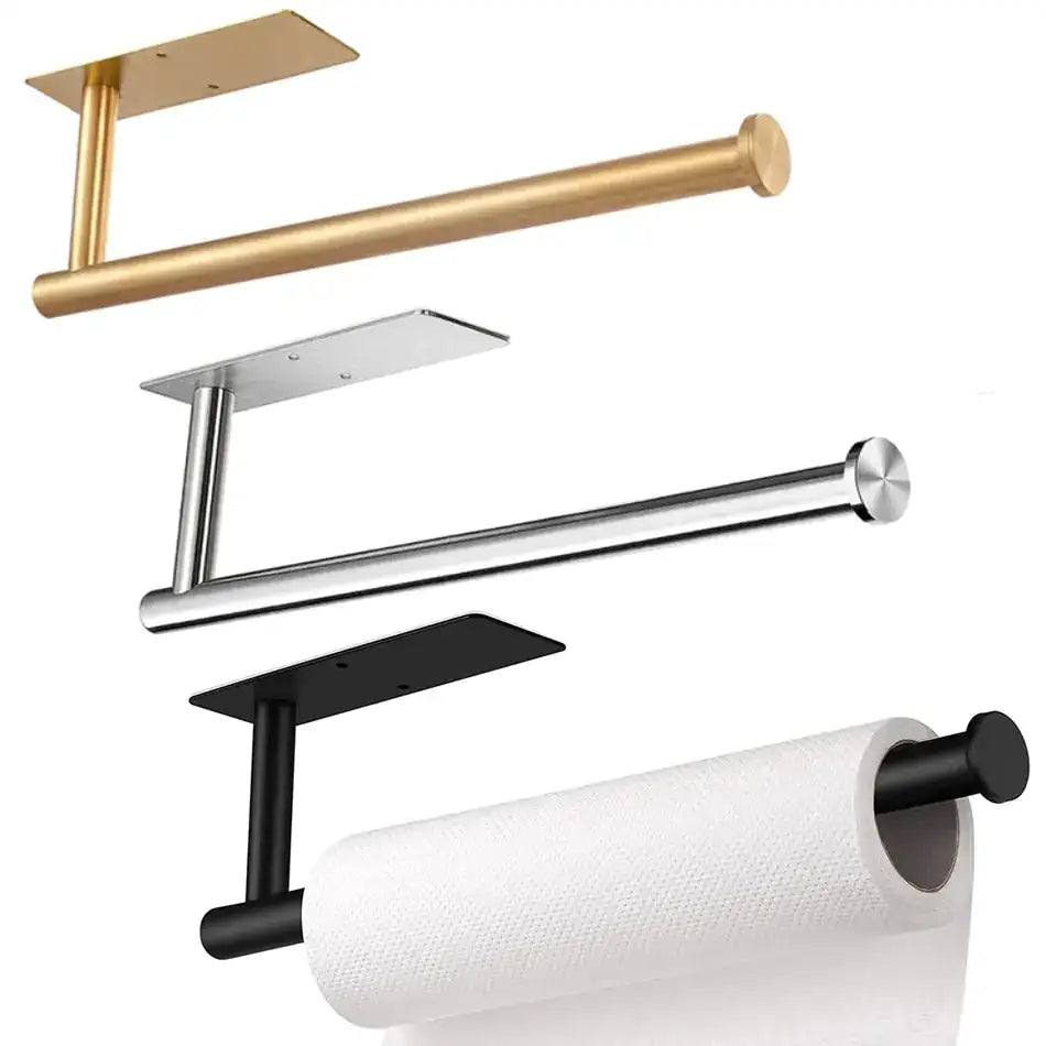Modern Design Commercial Wall-Mounted 304 Stainless Steel Paper Towel Holder for Kitchen Counters & Cabinets for Hotels
