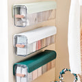 Modern Design Eco-Friendly Plastic Storage Box Wall Hanging Transparent Underwear Panties Socks Organizer for Bedroom Closet