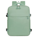 Stylish Lightweight High-Capacity Business Office Waterproof Multifunctional Laptop Backpack Oxford USB Polyester Lining Zipper