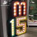 Channel Outdoor Large Love Letter Giant LED Marquee Letters Sign Stainless Steel Eco-friendly for Companies