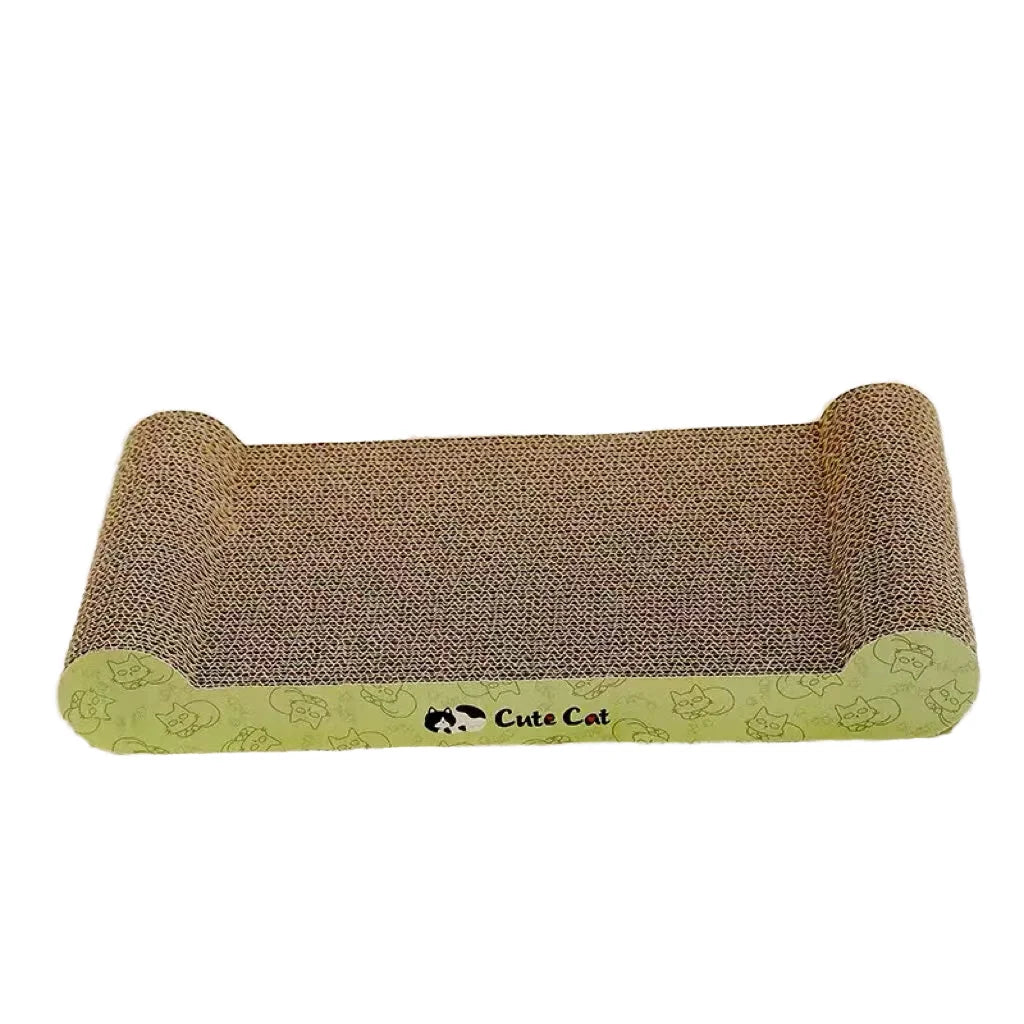Factory Direct All-In-One Multi-Purpose Eco-Friendly Cat Nest Corrugated Paper Chaise Bed Scratching Board Wear-Resistant Carton