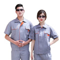 Wholesale Short Sleeve Workwear Uniform Polyester and Cotton Unisex Safety Jacket Suit Breathable Work Working Uniform