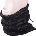 2026 New GECKO MASTER Double Layer Knitted Snap Closure Scarf Neck Warmer Reflective Yarn Gaiter 100% Acrylic Autumn Hot Style