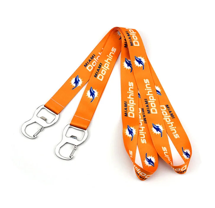 BSBH Promotional Durable Material Bottle Opener Lanyard With Logo Printed for Neck Wrist for Beer Phone Car Key Tool Lanyards