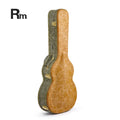 WC -01 Rm Rainbow Music Instrument Wooden case With Leather Skin Two Color Complex Violin Ukulele and Small Four String Guitar