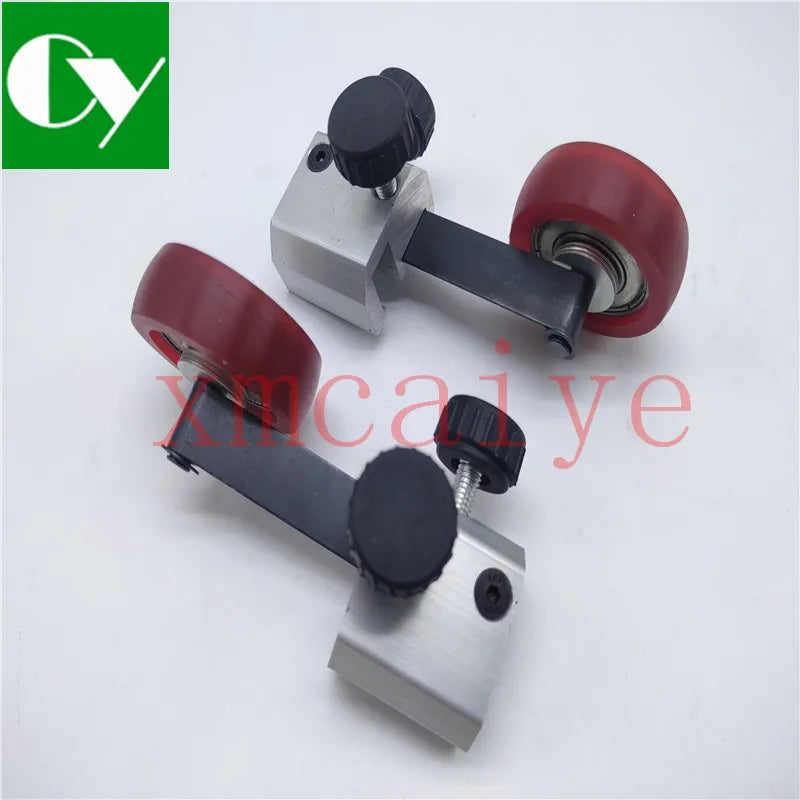1 Pair Durable Komori Feeder Paper Rubber Wheel Assembly Delivery Wheel Parts for Komori Printing Machine