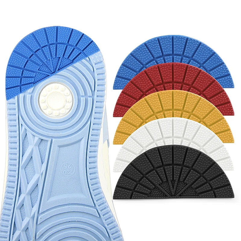 Rubber Shoe Repair Heel Protector Sneaker Sole Non-slip Stickers Wear-resistant Heel Repair Rubber Stickers Shoe Heel Repair