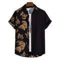 Fast Delivery Summer Resort Spring Summer Shirts Men's Printed Beach Shirt Hawaiian Short Sleeve Mens Hawaiian Shirt