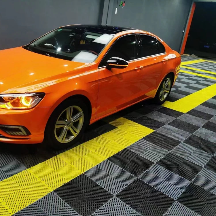 LHDT Modular Anti Slip Car Wash Drainage Plastic Pp Interlocking Garage Floor Tile for Car Parking Carwash Garage Flooring