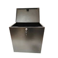Steel Laser Cut Metal Custom Box Enclosures Wall Mounted Powder Coated ISO9001 Certified for Apartment Letter Box Use