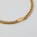 Joolim Jewelry Gold Plated Chunky Cuban Necklace Stainless Steel Jewelry Wholesale
