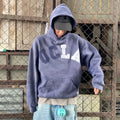 US Free Tex Custom 100% Heavy Cotton Pullover Sweatshirts Acid Wash Distressed Embroidery Applique Patch Rhinestones Hoodie