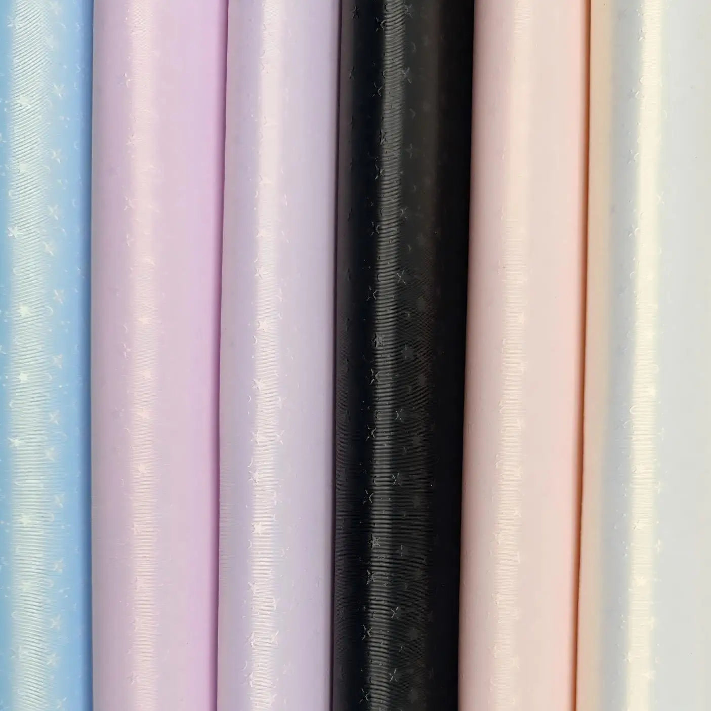 Start Pattern PU Faux Leather Fabric-Waterproof & Abrasion-Resistant for Shoes Bags Belts Craft Sofa & Upholstery Use