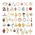 50pcs Mixed Designs Infinite Charms for Bracelet Making Jewelry