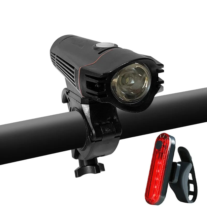 Durable Bike Light USB Rechargeable LED Super Bright Flashlight Bicycle Front Lights