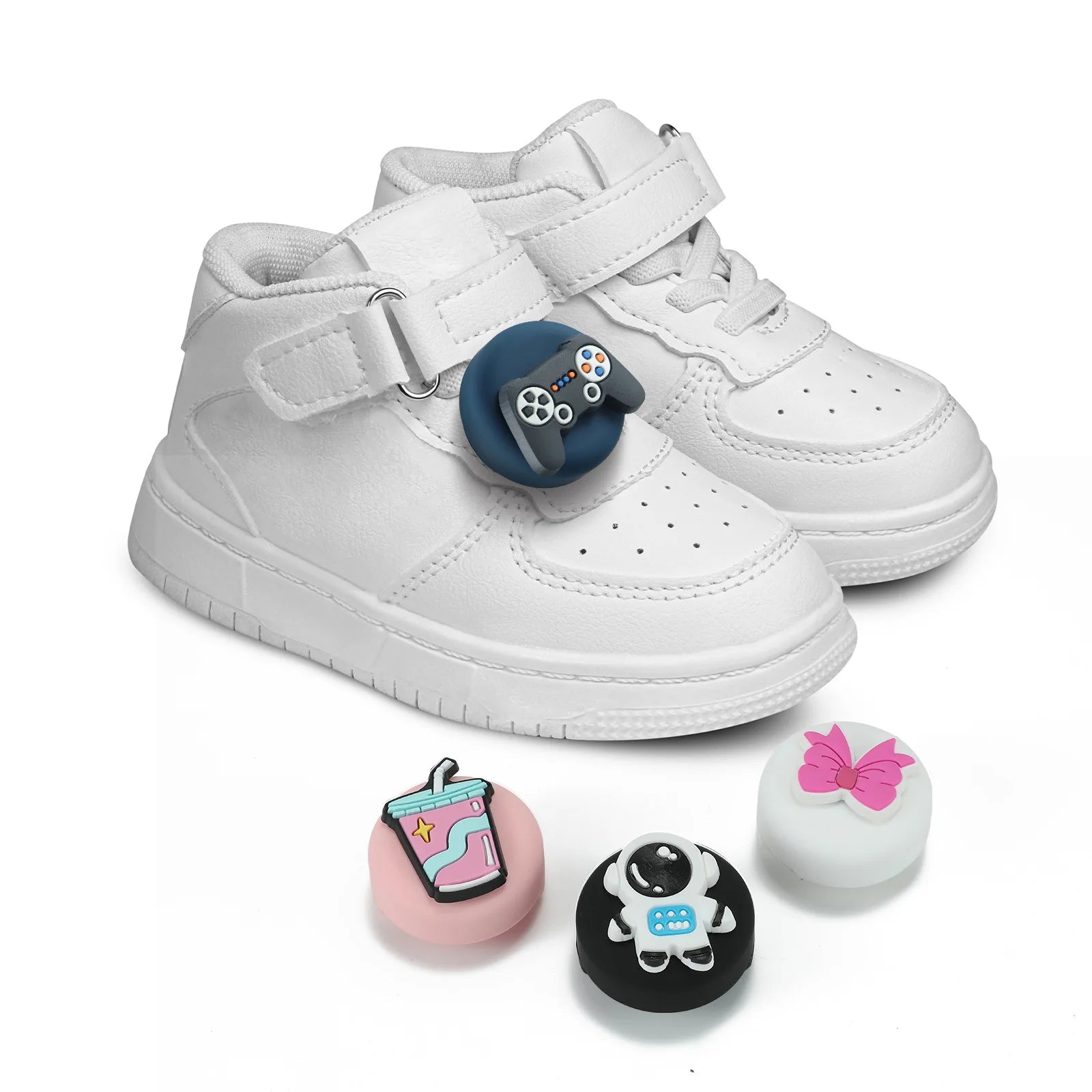 Melenlt Silicone Protective Case Holder for Airtag Replaceable Cute Cartoon Hidden Air Tag Tracker Case for Kids Shoes