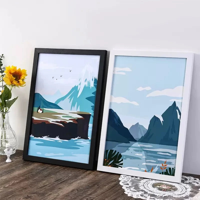 Hot Selling Good Quality Wood Picture Frame Multi Color with Poster Frames for Wall Art