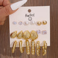 Gold Flower Earrings  Set  Gold  Earring Set for Africa Jewelry Shop N2103098