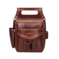 HiBO OEM Vintage Tourbon Leather Cartridge Pouch for Tool Accessories