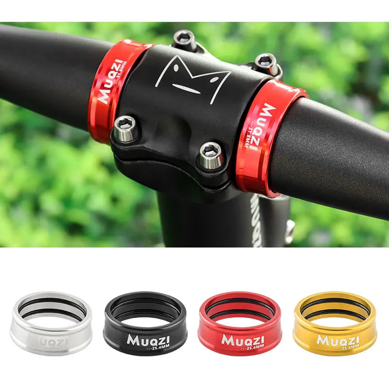 MUQZI Mountain Bike Handlebar Spacing-rings Parts 25.4mm 31.8mm Stem Handlebar Fixing Ring