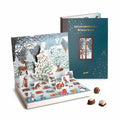 Hot Sale Design Gift Packaging Boxes Custom Book Style Advent Calendar Chocolate Advent Calendar Cosmetic Cardboard Handmade